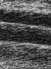 SHEIN EZwear Top de tirantes con estampado jaspeado de espalda nadadora - Gris Oscuro - Ver 4