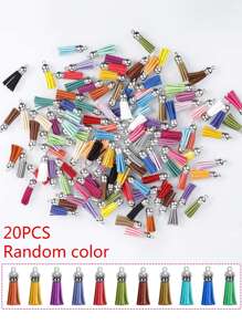 20pcs Random Color Tassel Pendant, Colorful Garment Decoration For DIY - Multicolor - View 4