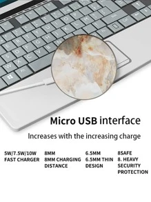 Graphic Wireless Charger - Multicolor - View 3