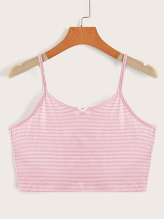 لباس علوي كامي قصير مخطط قوس