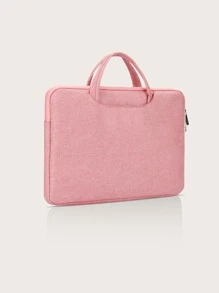 Túi đựng máy tính xách tay, Túi đựng tài liệu siêu mỏng và bền/Túi bảo vệ máy tính xách tay/Túi xách tay đa chức năng, Tương thích với Macbook Pro 13 inch, Máy tính xách tay/máy tính xách tay siêu mỏng - Hồng - Xem 2