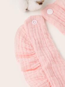 嬰兒1入組素色圍兜 - 粉色 - 查看 3