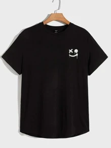 Manfinity RebelGame Tops Nam Hoạt hình Giải trí - màu đen - Xem 3