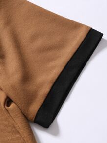 Manfinity Homme Men Horse Print Polo Shirt - Brown - View 3