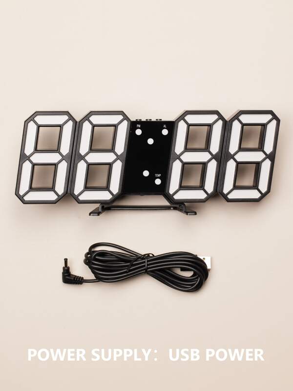 1pc Desktop Digital Clock SHEIN IN