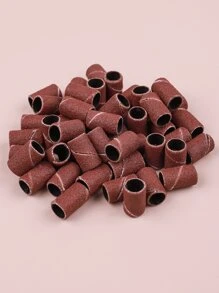 Misscheering Boxed 180# Emery Ring 50pcs Emery Grinding And Polishing Is Suitable For Women And Girls - Brown - View 3