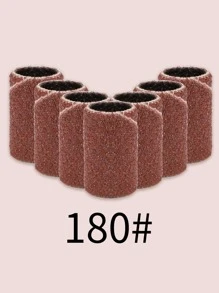 Misscheering Boxed 180# Emery Ring 50pcs Emery Grinding And Polishing Is Suitable For Women And Girls - Brown - View 2