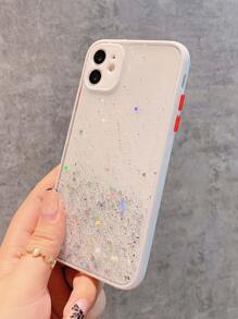 亮片透明手機殼 - 無色 - 查看 4