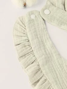 1 mảnh yếm trơn cho bé - Màu Xám nhạt - Xem 3