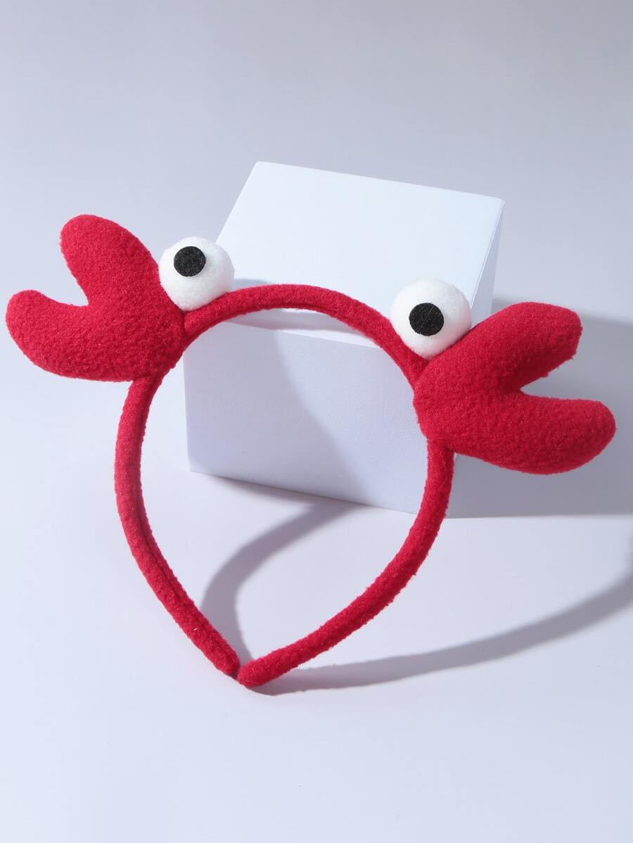 Cartoon Crab Party Costume Hairhoop - Red - View 1