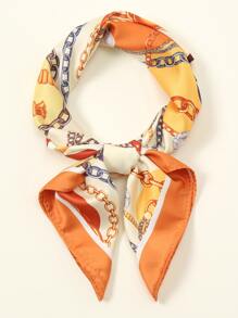 Chain Print Bandana - Multicolor - View 1