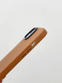 棕色 TPU 双孔 + 黑色亚克力镜头环 + 0.6 毫米厚深棕色斜跨带，适合徒步旅行/户外/男士/女士/最好的朋友/礼物，兼容 16/16 Pro/16 Pro Max/16 Plus/15/14/12/13/11 防水防震防摔防刮 - 棕色 - 查看 5