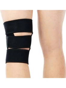 1pc Breathable Knee Pad Gym Accessories Knee Support Sports Knee Pads Gym Knee Pads - Black - View 2