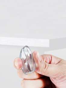 8pcs Water Drop Shaped Table Corner Cover - Clear - View 4