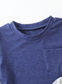 小男童2入組補丁貼口袋T恤 - 彩色 - 查看 7