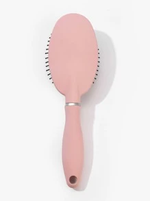 防滑垫发刷 1 件中号塑料经典椭圆形可水洗长柄干湿两用发梳 适合女性妈妈妻子姐妹青少年女朋友 适合所有发质、返校、旅行度假必备品、女士发饰