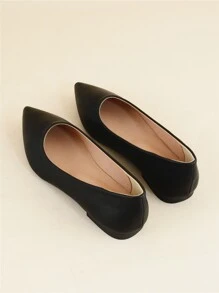 Bailarinas minimalista de punta - Negro - Ver 2
