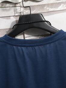 Manfinity Homme Men Cut And Sew Pocket Patched Tee - Multicolor - View 6