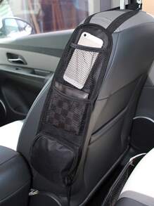 Bên ghế ô tô treo túi lưu trữ - màu đen - Xem 2