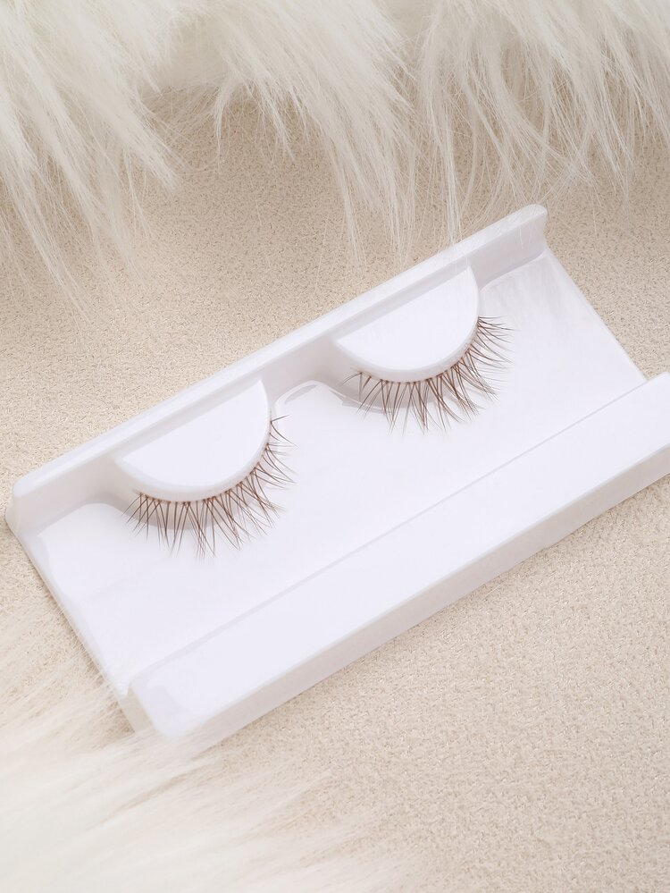 1pair Natural Extra Long False Eyelashes