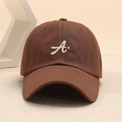 Letter Embroidered Baseball Cap
