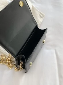 Women's Shoulder Bag, Chain Bag, Small Square Bag, Quilted Thread Bag, Lightweight Mini Bag, Suitable For Commuting, Leisure, Daily Collocation, Dating, Work, Students - View 5