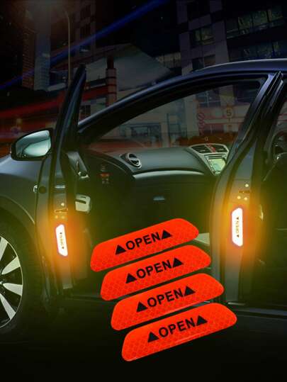 4pcs Reflective Car Sticker