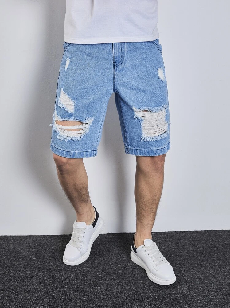 Bermuda dechire homme deals