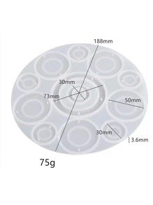 1 套风铃设计 DIY 硅胶模具 - 白色 - 查看 4