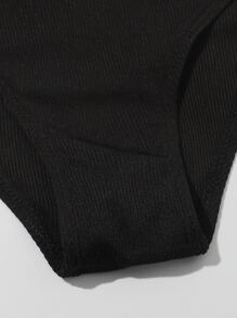 SHEIN Ensemble de bikini unicolore pour fille pré-ado, plage d'été