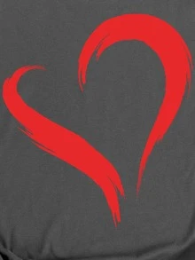 Áo thun nữ Tim Giải trí - Màu xám đen - Xem 6