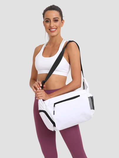 Large Capacity Double Zipper Training Bag