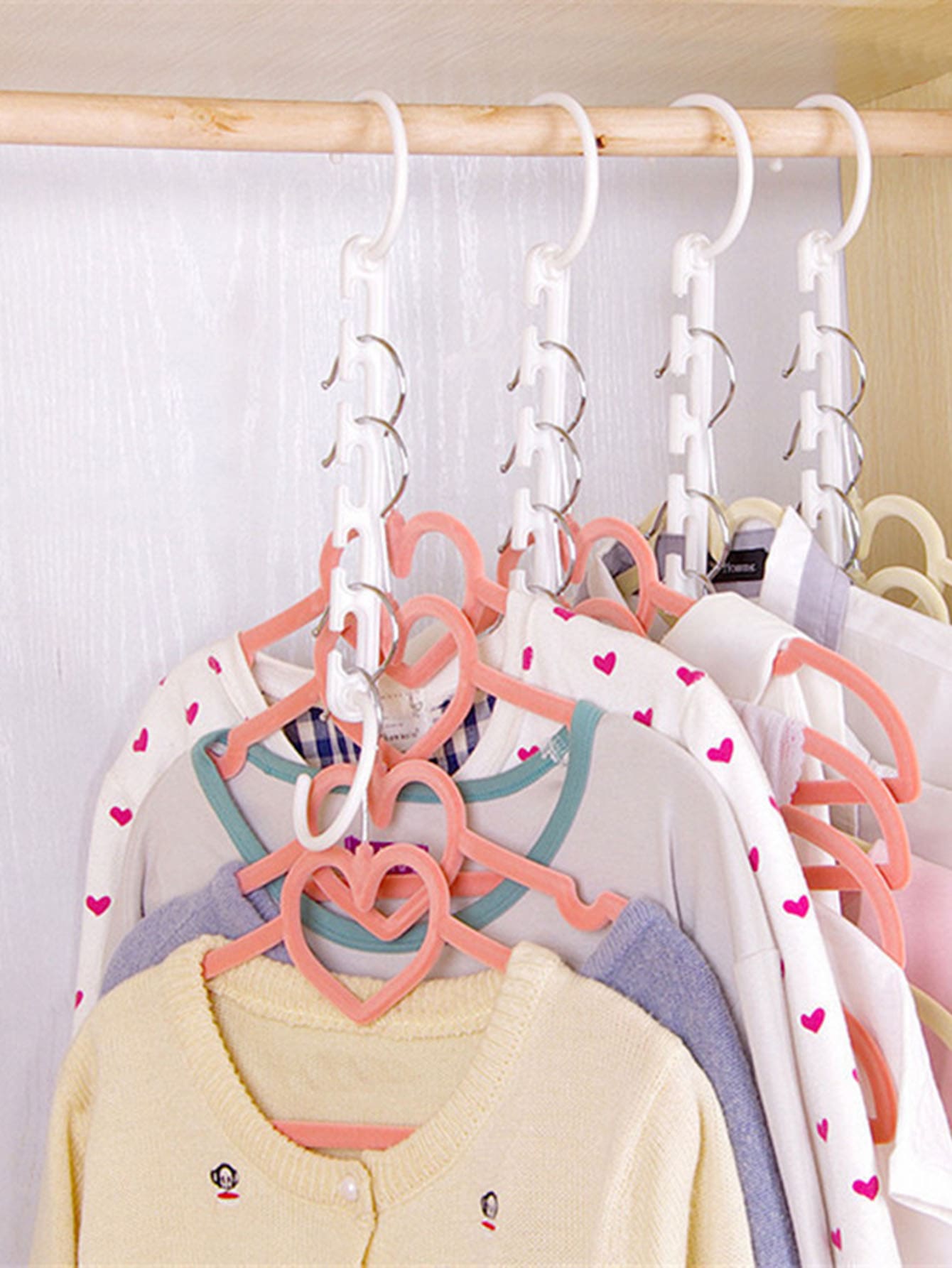 Multi-layer Hanger 1pc - White - View 1