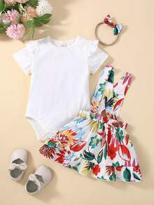 Bộ đồ Em bé Xù Hoa Boho - Nhiều màu - Xem 4