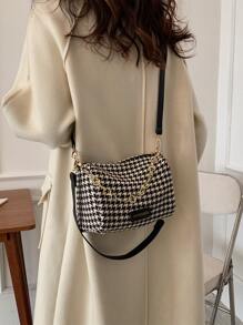 Đồ họa Houndstooth Thư Patch trang trí Chuỗi Gầu múc , Vai , Cô gái , Đối với Cái túi , Ngoài trời , Du lịch , , Mua sắm , Ngày lễ - Nhiều màu - Xem 3