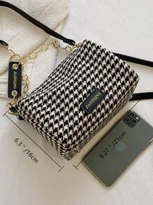 Đồ họa Houndstooth Thư Patch trang trí Chuỗi Gầu múc , Vai , Cô gái , Đối với Cái túi , Ngoài trời , Du lịch , , Mua sắm , Ngày lễ - Nhiều màu - Xem 5