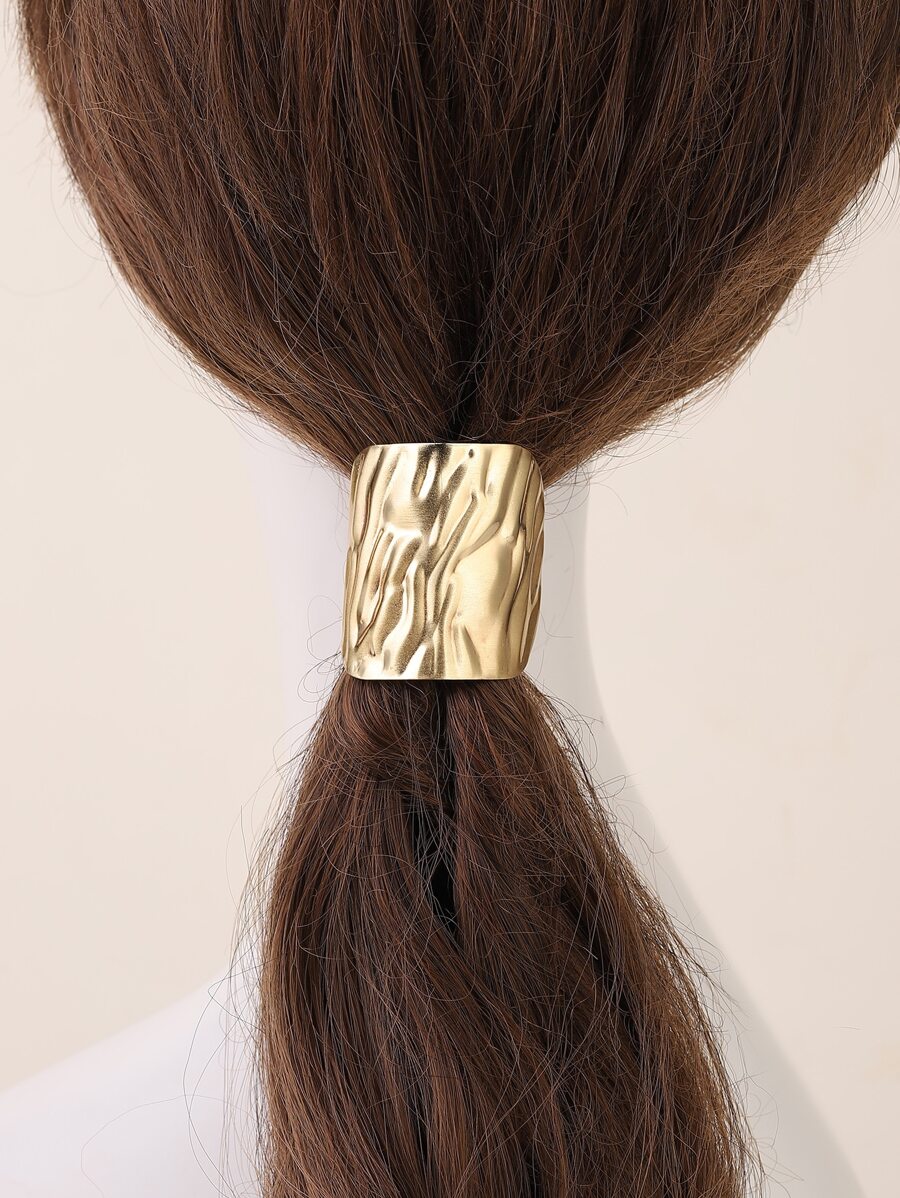 幾何裝飾髮圈街頭時尚