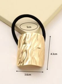 幾何裝飾髮圈街頭時尚