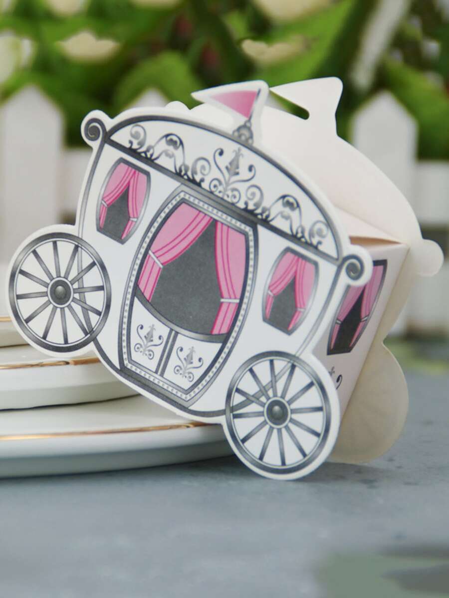 10 piezas Caja de embalaje carro en forma de - Multicolor - Ver 1