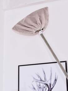 1pc Plain Broom Cover, Grey Replacement Duster Cover For Broom - Grey - View 3