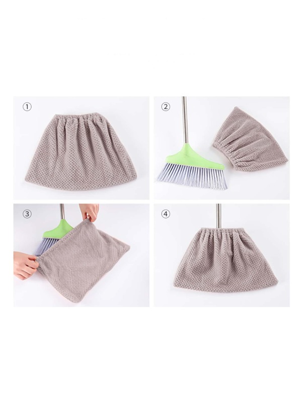 1pc Plain Broom Cover, Grey Replacement Duster Cover For Broom SHEIN USA