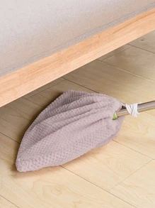 1pc Plain Broom Cover, Grey Replacement Duster Cover For Broom - Grey - View 5