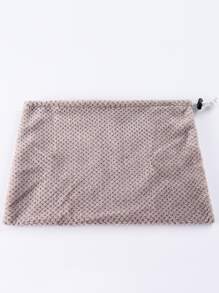 1pc Plain Broom Cover, Grey Replacement Duster Cover For Broom - Grey - View 6