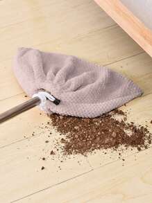 1pc Plain Broom Cover, Grey Replacement Duster Cover For Broom - Grey - View 7