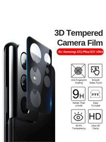 2 miếng phim bảo vệ ống kính tương thích với Samsung - màu đen - Xem 4