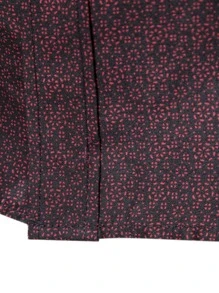 Manfinity Mode Men Allover Print Shirt - Burgundy - View 4