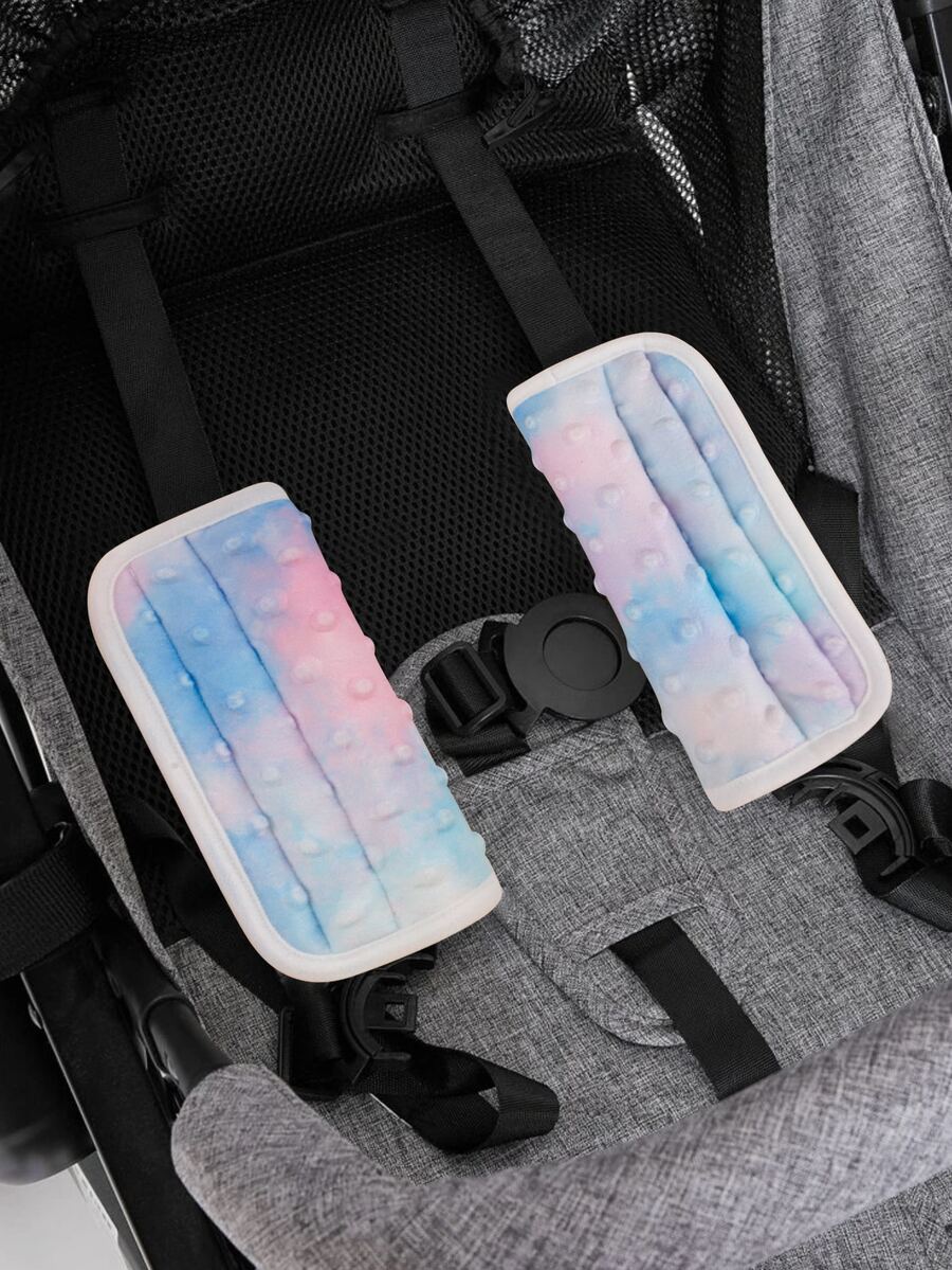 2 cái Tie Dye Xe đẩy Che vai - Nhiều màu - Xem 1