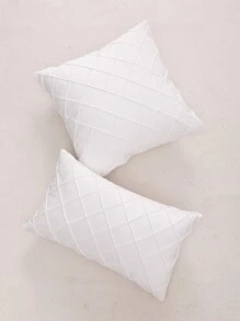 1入組針襇靠墊套不附帶墊芯 - 白色 - 查看 6