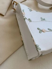 Nhẹ , Thương vụ Hàng ngày Thêu hoa Cái túi Đối với Cô gái tuổi teen NỮ Cao đẳng Sinh viên , & Cổ cồn trắng Công nhân
工人 Hoàn hảo Cho văn phòng , Cao đẳng , Làm việc , Làm Việc  , Commute , Ngoài trời , Du lịch , - trắng - Xem 3