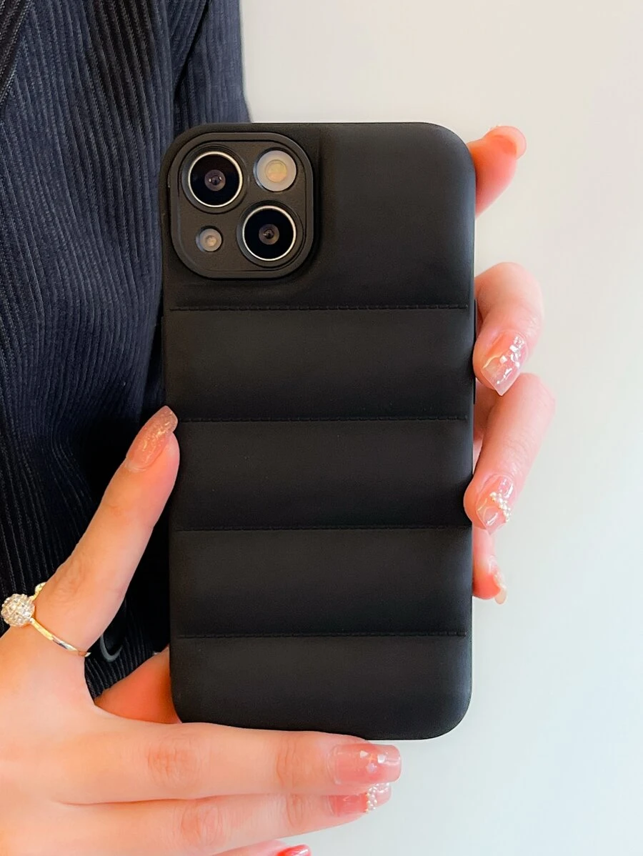 素色手機外殼 - 黑色 - 查看 1